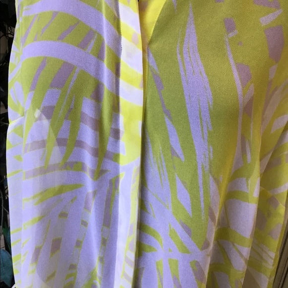 Lane Bryant semi sheer sleeveless hidden button down blouse Woman’s 26 - Picture 8 of 14